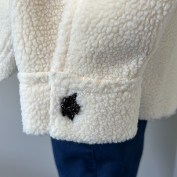 Boys Lie x Ariel Wrapped In Your Lies Sherpa Button Jacket RARE NEW - Picture 10 of 13